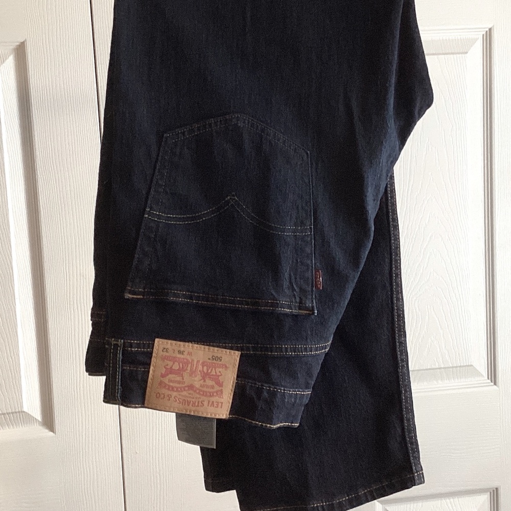 Levi’s Men’s 505 Jeans Dark blue Size W 36 L32